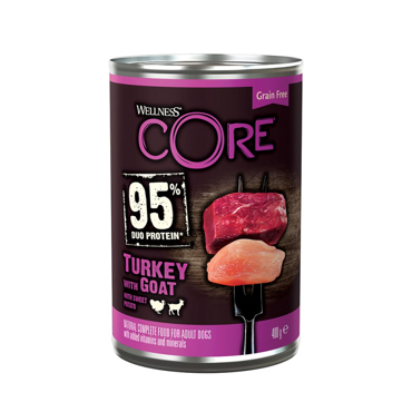 CORE ΥΓΡΗ ΤΡΟΦΗ ΣΚΥΛΟΥ Duo Protein Γαλοπούλα & Κατσικάκι  400gr